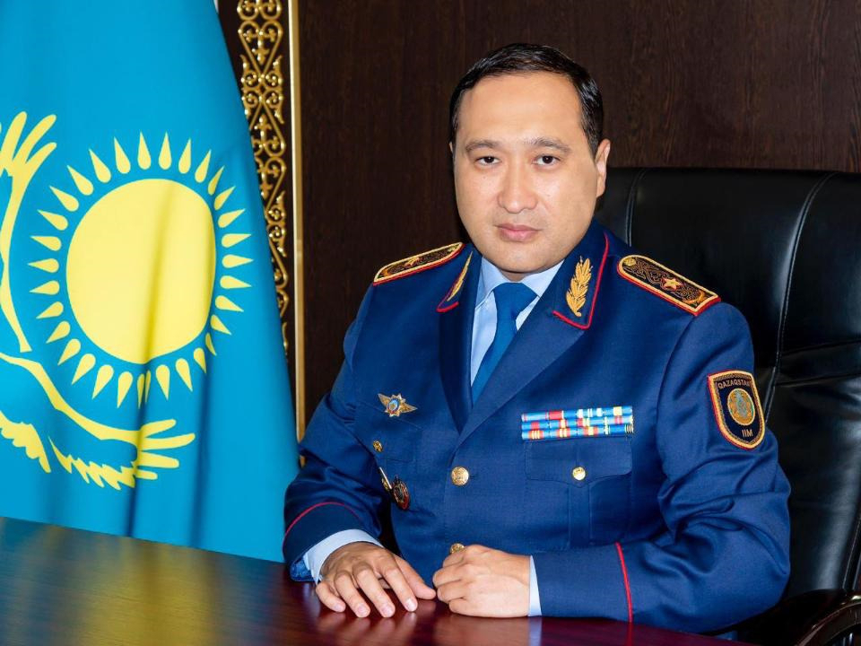 Kazakhstan's Deputy Minister of Internal Affairs Saitbekov Aidar. (Ministry of Internal Affairs of the Republic of Kazakhstan)