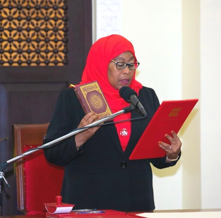 Samia Suluhu Hassan, President of Tanzania. (Embassy of Tanzania in Seoul)